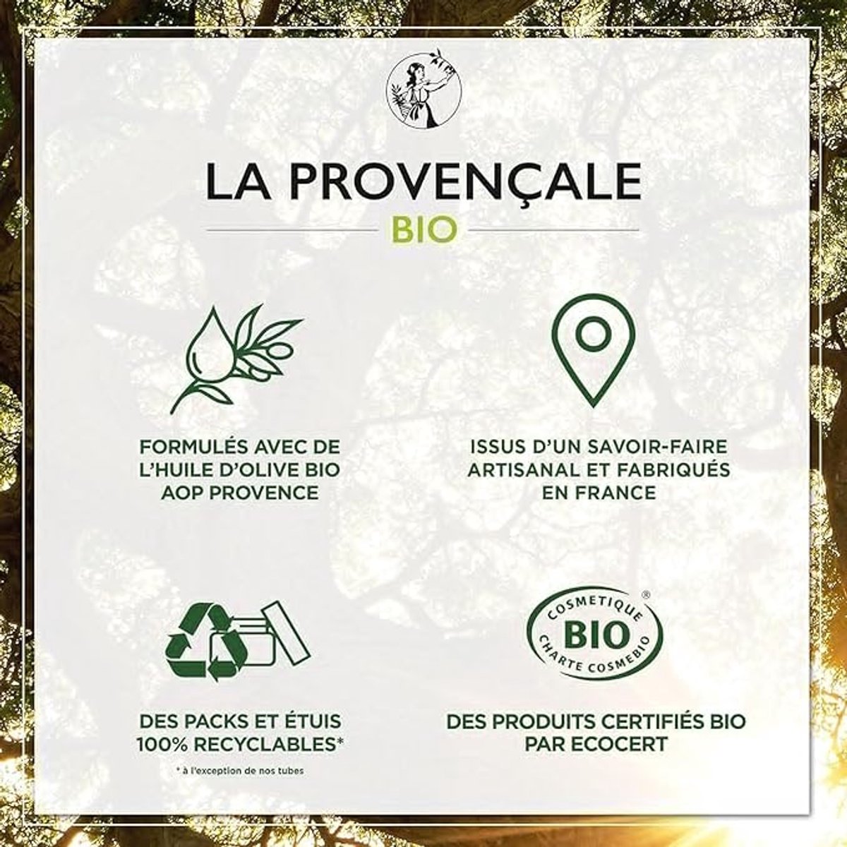 La Provençale Bio – Baume de Miel Nutritif Riche – Miel de Fleurs Bio IGP Provence et Pulpe d'Olive Bio – Pour Tous Types de Peau Même les Plus Sensibles - 50 ml