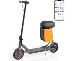 AOVOPRO TX01XB Elektrische Step 36V 5.2AH 8.5 INCH Snelheid tot 25km/h Bereik tot 25km Inclusief Smart App Voor Volwassenen Escooter met zitje en opbergruimte van 11 liter.