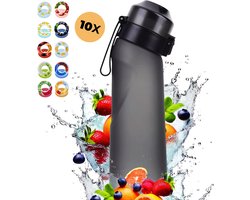 LotaHome Geurwater drinkfles met 10 pods - Air Up starterskit - 650 ml - zwart