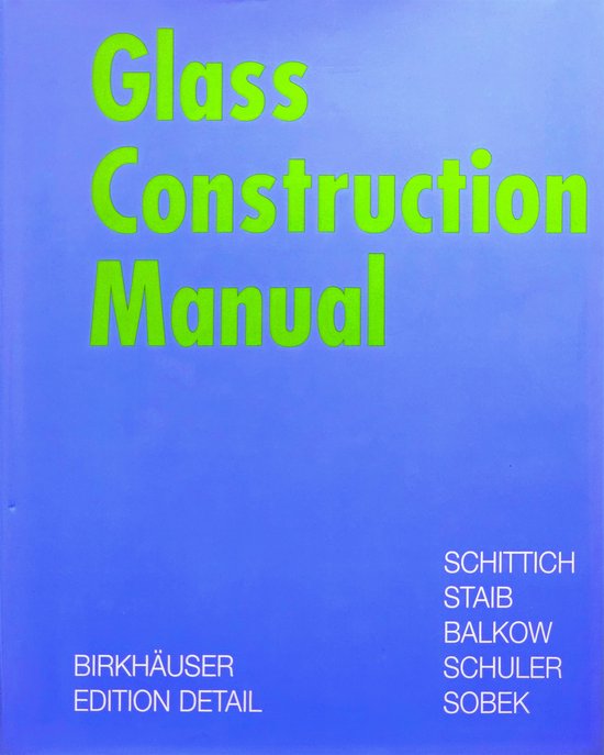 Glass Construction Manual - cover