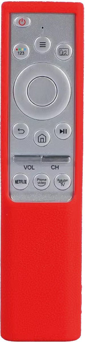 Ibley Beschermhoes voor Samsung BN59-01358B afstandsbediening – Rood – Siliconen Remote Case