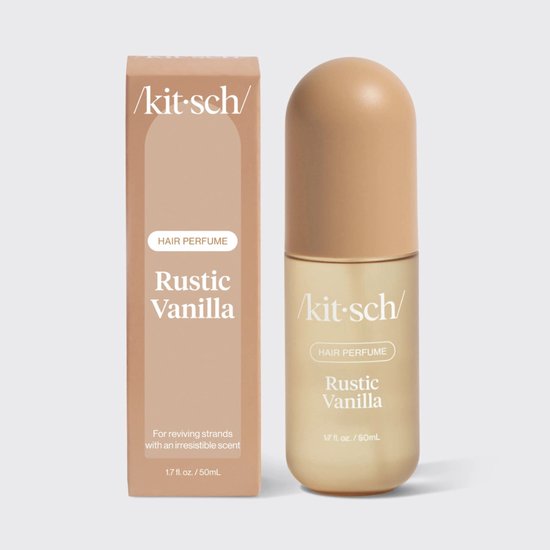 Kitsch Rustic Vanilla Haarparfum - Luxe Haarmist & Body Mist - Warme Vanille & Zachte Musk - 50 ml
