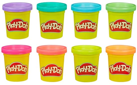 Play-Doh 8-pack verschillende kleuren assorti