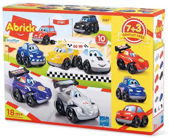 Abrick Racewagens, 10st. van Ecoiffier — afbeelding 2