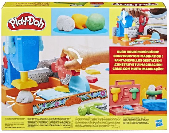 Play-Doh Stempelen en Zagen Speelset - Boetseerklei - Kindergereedschap