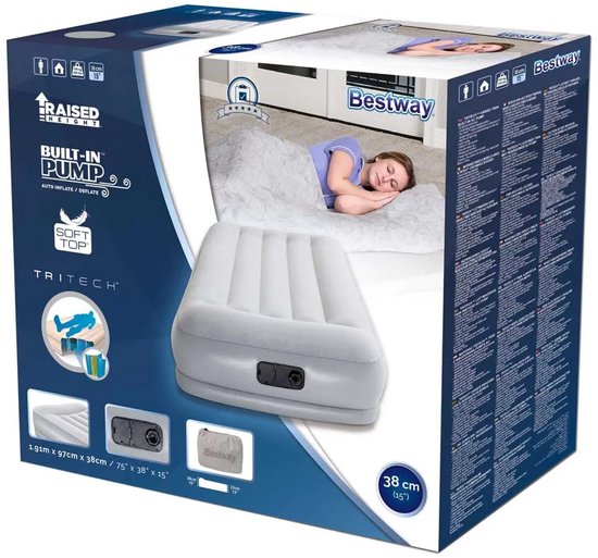 Bestway Tritech Luchtbed - 2-persoons - 191x97x38 cm — afbeelding 3