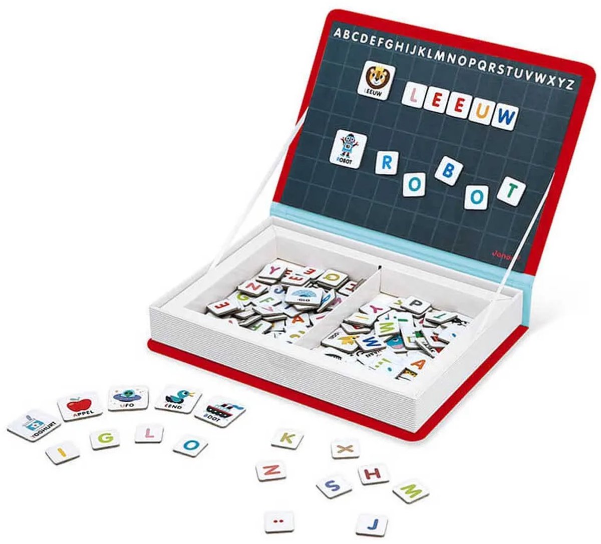 Janod - Magnetibook - Alfabet Nederlandstalig - Magneetboek Speelset — afbeelding 9
