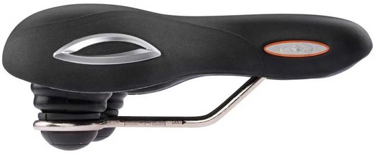 Selle Royal zadel Lookin Relaxed Stracciatella zwart
