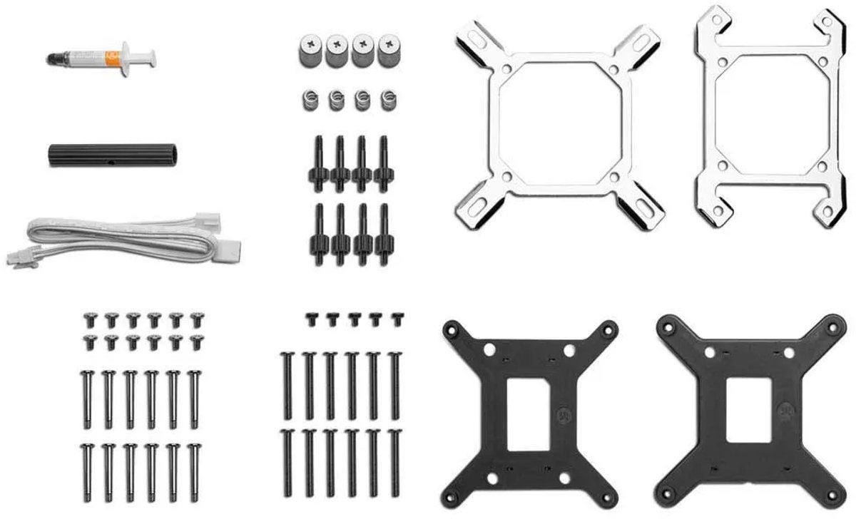 Ekwb Ek-Nucleus Aio Cr240 Lux D-Rgb White - Vloeistof-Koelsysteem - Afmeting koeler - afbeelding 11