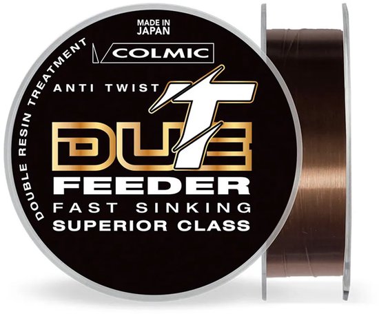 Colmic T-due Feeder Fast Sinking Monofilament 600 M Goud 0.280 mm van Colmic — afbeelding 2