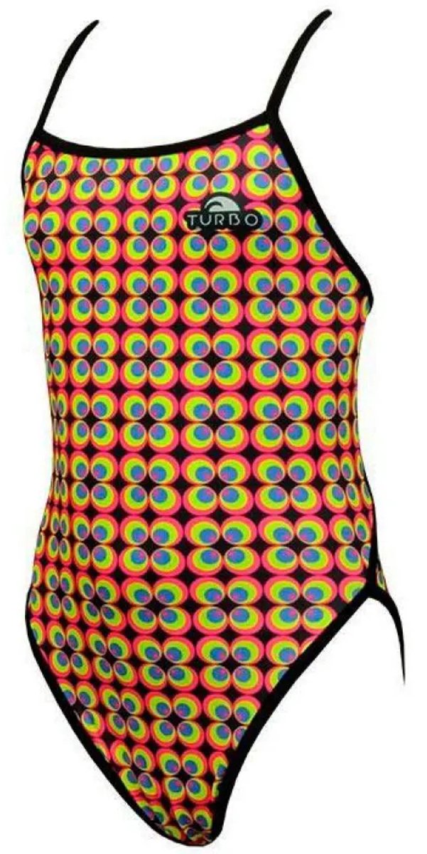 Turbo Flower 70 Zwemkleding Geel 2XL Vrouw Yellow / Pink