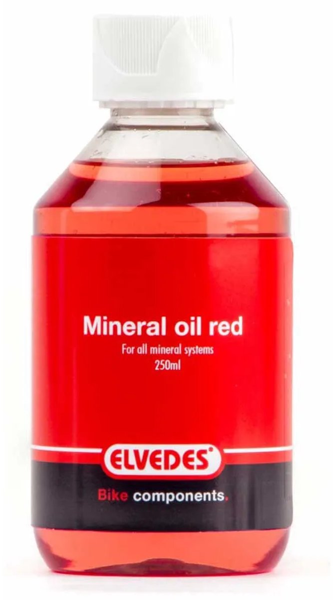 Elvedes Minerale olie voor hydraulische schijfremmen - 250 ml - rood van Elvedes — afbeelding 4