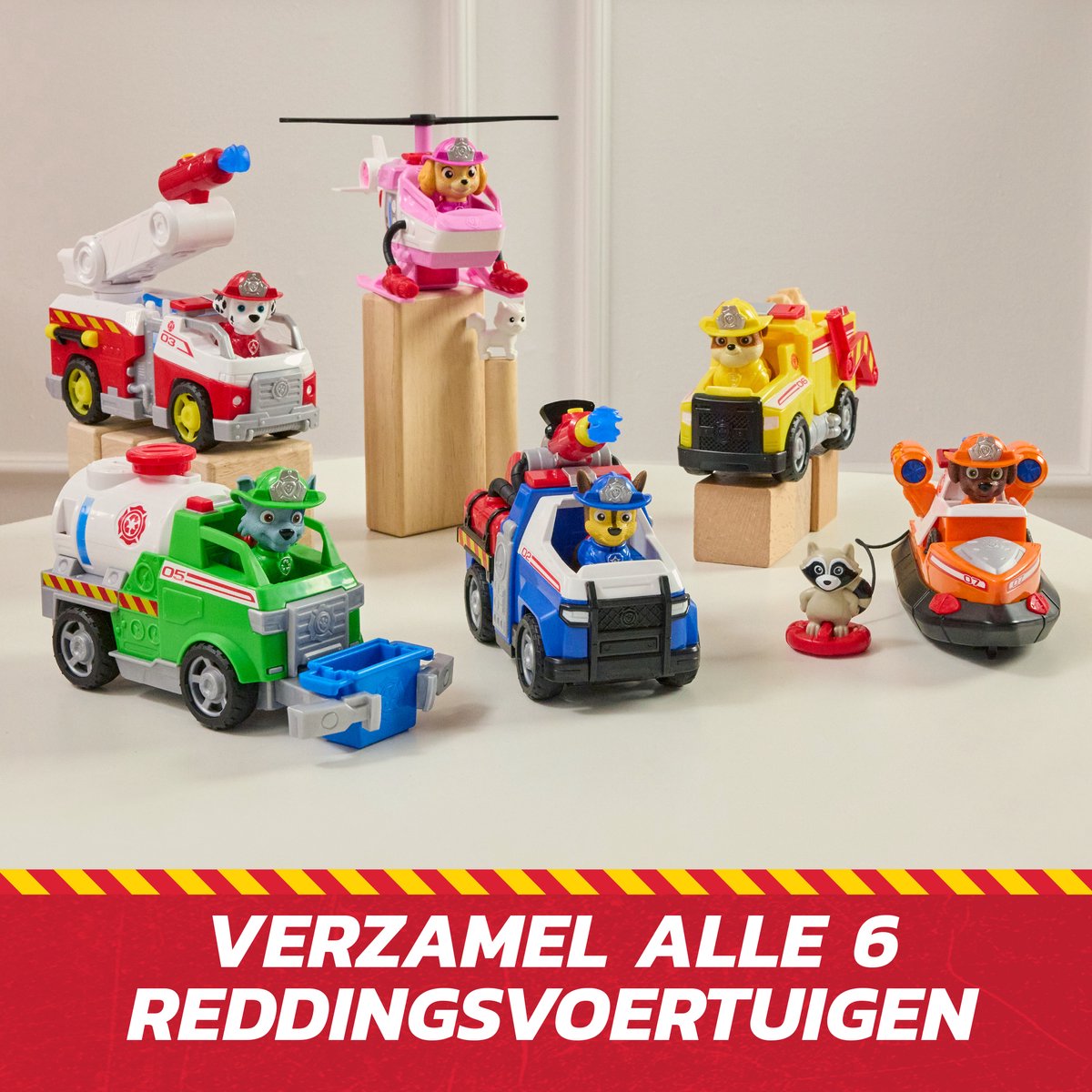 PAW Patrol - Brandweerredding - Chase Politieauto - Speelgoedauto met speelfiguur — afbeelding 2