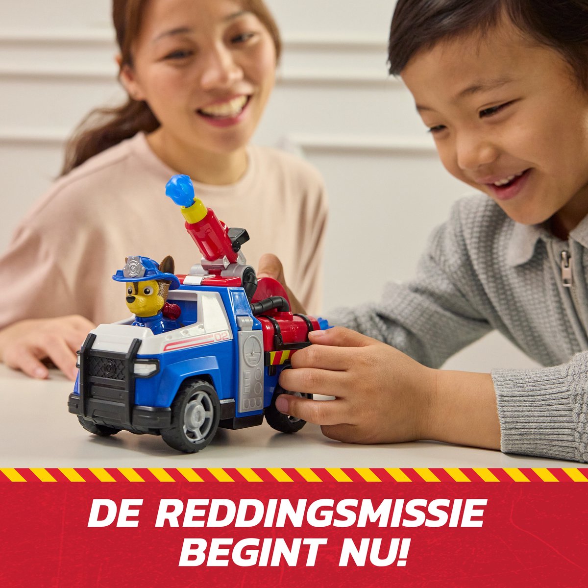 PAW Patrol - Brandweerredding - Chase Politieauto - Speelgoedauto met speelfiguur — afbeelding 8