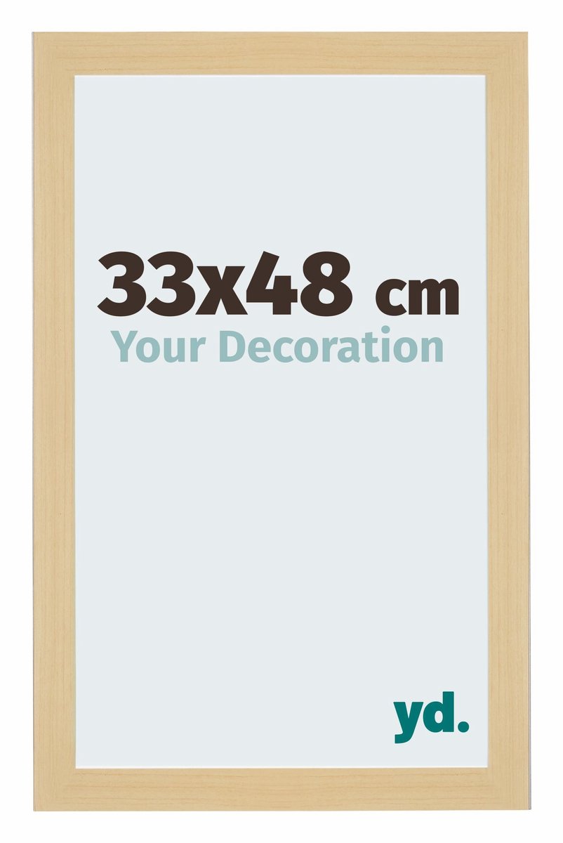 Your Decoration - Puzzellijst 33x48 cm - Ahorn Decor - Puzzellijst 500-1000 stukjes - MDF Fotolijst - Mura