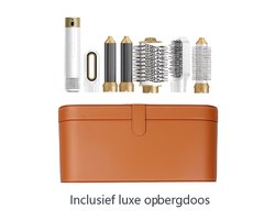 6 in 1 Föhnborstel & Multistyler – 1200W High Speed Haarstyler – Met Coanda Effect – Krultang, Föhn & Borstel in één – 3 Warmtestanden – Inclusief Opzetstukken & Reisetui