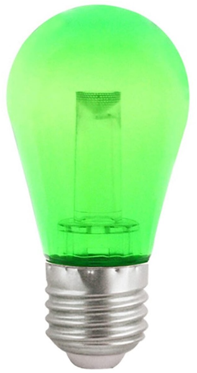 VITO LED Lamp G45 E27 - 2.5W (vervangt 18W) - 150lm - Groen Licht - 180-240V - Flikkervrij - Energiezuinig