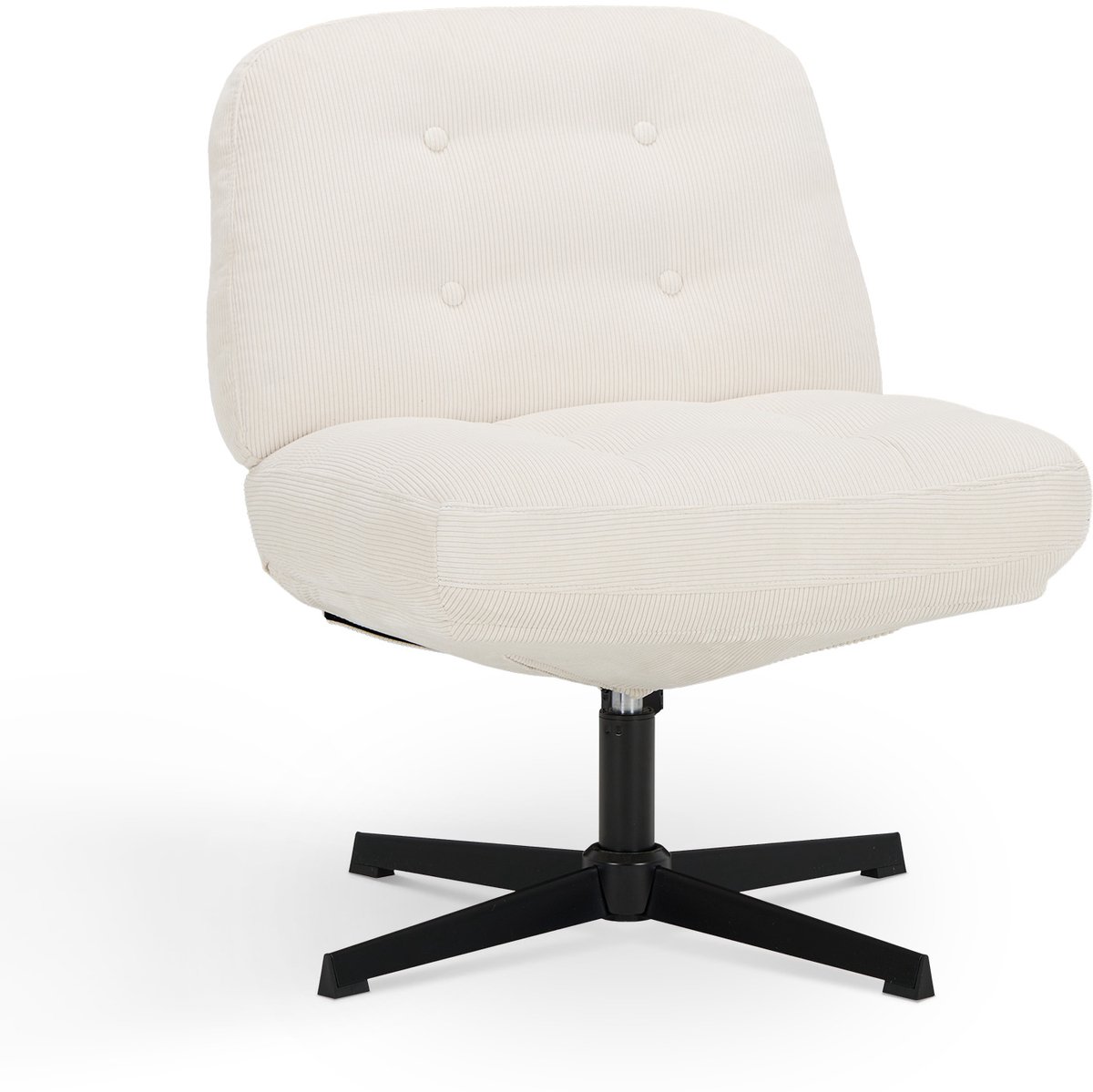 COLAMY Bureaustoel – Ergonomische bureaustoel - brede zitting van traagschuim - comfortabel en ondersteunend - Wit