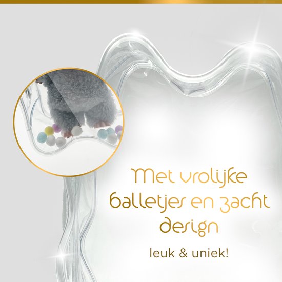 SkeJo Labubu Case Tas Transparant - Transparante Hardcase met Hanger voor Labubu Figurine / Keychain Accessoire - Labubu Cola Staand van Merkloos — afbeelding 3