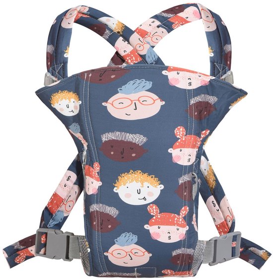Baby Draagzak -Draagzak Baby - Baby Carrier – Lichtgewicht en ademende 4-in-1 draagzak (3-17 kg), Cartoon jongen patroon