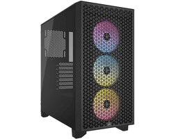 Corsair iCUE 3000D - RGB Airflow USB 3.2 750W 80+ Bronze Mid Tower ATX Gaming Behuizing (CC-9020161-EU)