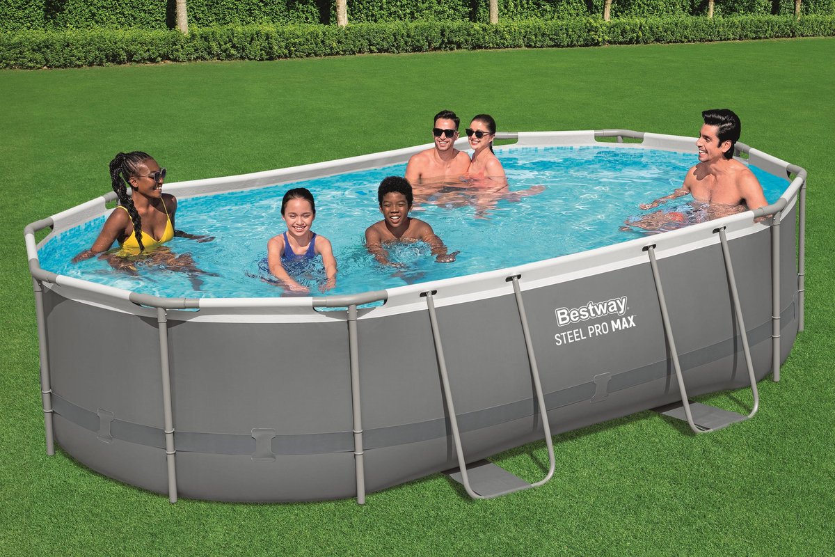 Bestway Power Steel kit piscine ovale 488x305x107 cm 56448