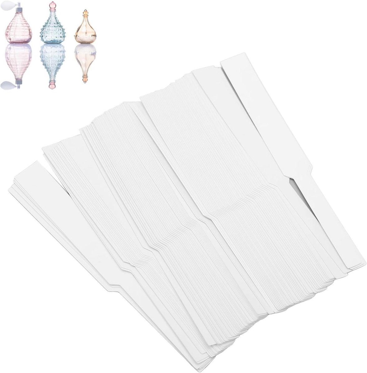 Cosensi - Teststrips voor parfums en oliën - 100 vellen - Wit papier