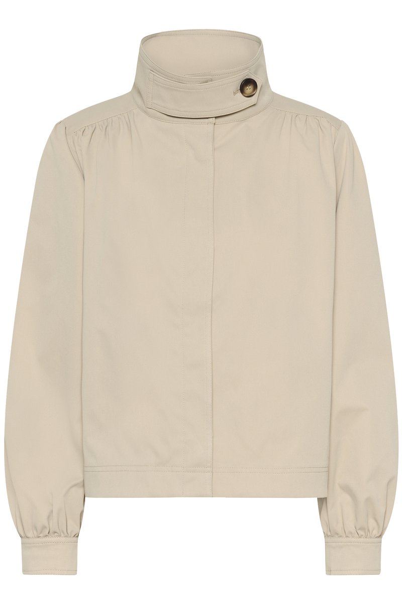 Saint Tropez OlinaSZ Short Jacket Dames Jas - Oxford Tan