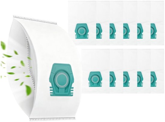 Lot de 12 sacs à poussière de rechange pour aspirateurs Miele TU Guard L1/Guard S1/Guard M1 - Accessoires pour aspirateurs