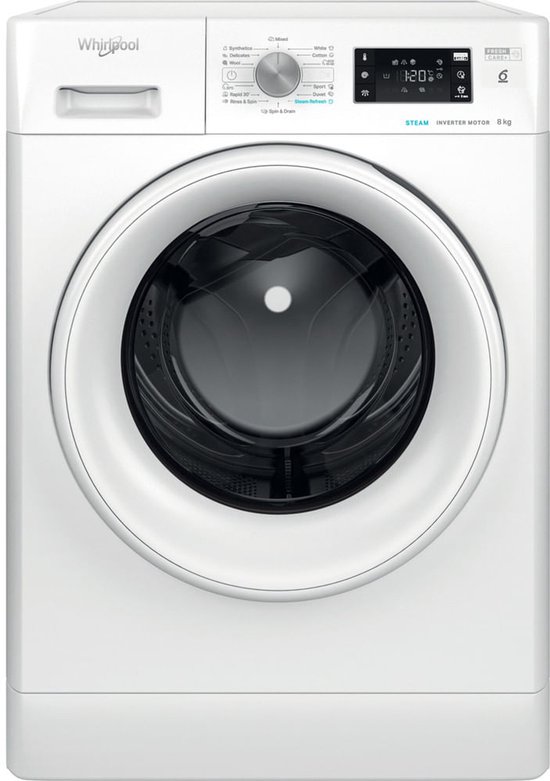 Whirlpool FFB 8258 WV EE wasmachine Voorlader 8 kg 1151 RPM Wit