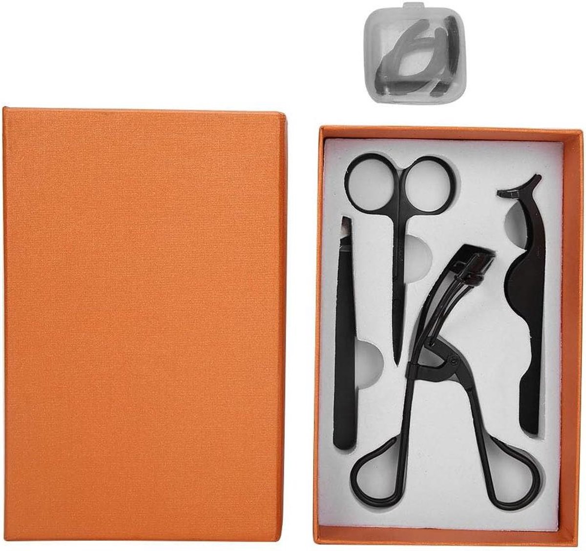 4-delige wimper make-up set - wimperkruller, valse wimper tool, wenkbrauwtrimmer