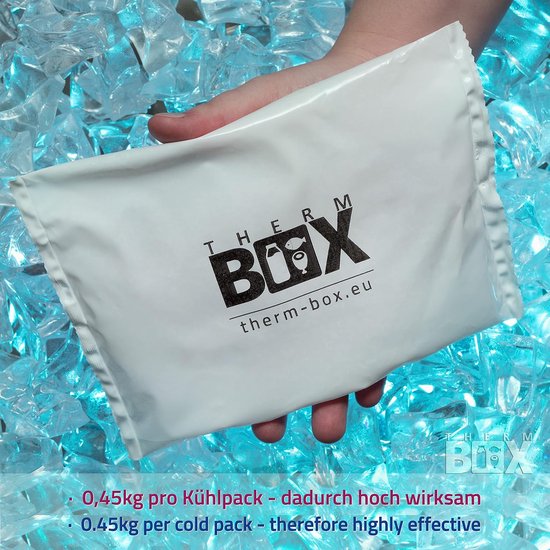 Isolatiebox van Piepschuim 12L met 2 Koelbatterijen voor Koelen en Warmhouden — afbeelding 4