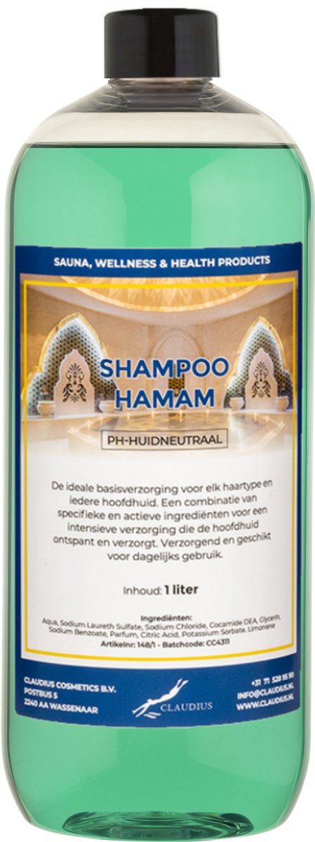 Shampoo Hamam 1 liter met dop - haarverzorging