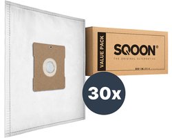 SQOON® Stofzuigerzakken - 30 STUKS - Geschikt voor Inventum SZ300, ST306,ST307,ST308, Sauber, Waves, Gamma - High Filtration