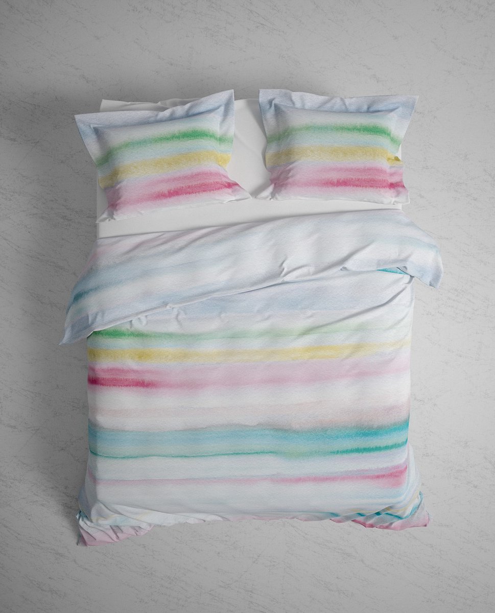 Heckettlane Noak Dekbedovertrek - Katoen - 240x200-220 cm - Lits-Jumeaux - Multi