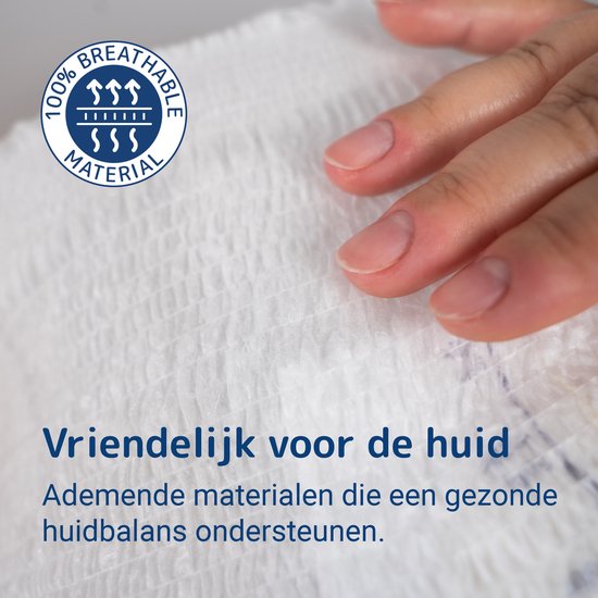 ABENA Pants Premium M1 - 15x Absorberend Broekje, te Dragen als Gewoon Ondergoed - Voor het Verlies van Flinke Scheuten Urine en (Dunne) Ontlasting - Heupomvang 80-110 cm - Absorptie 1400 ml