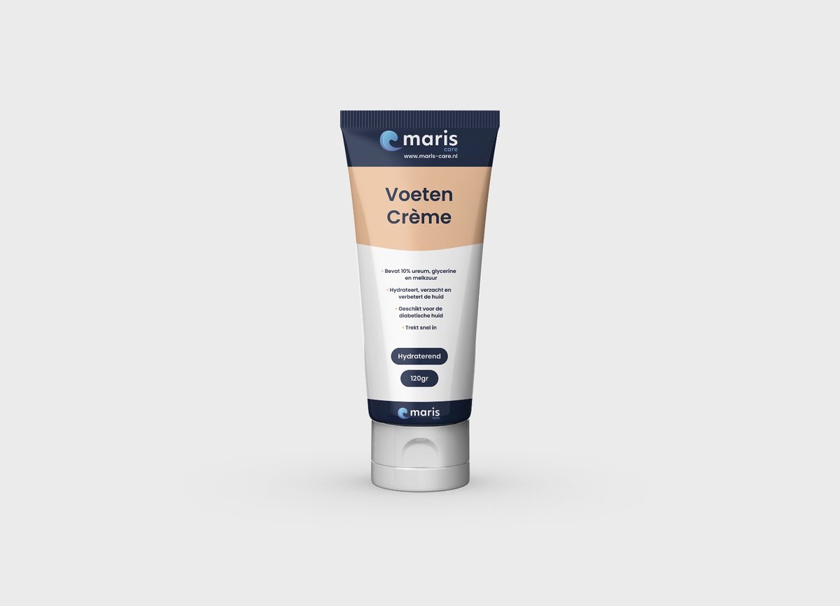 Maris Care Voetencrème met 10% Ureum - Tube van 120 gram