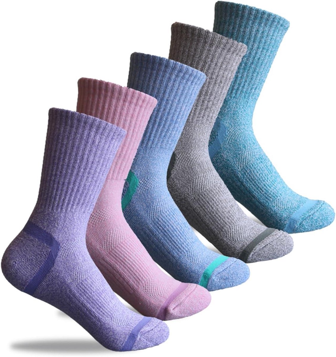 Cosensi Dames Wandelsokken Multi-Pack voor Winter Outdoor Recreatie Ademend en Comfortabel met Dik Kussen Ideaal voor Wandelen en Hardlopen Any