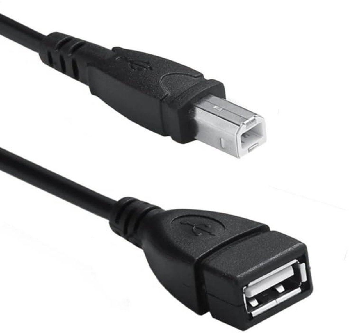 Cosensi - Adapterkabel USB 2.0 naar drukstekker voor printer scanner faxapparaat 1 meter