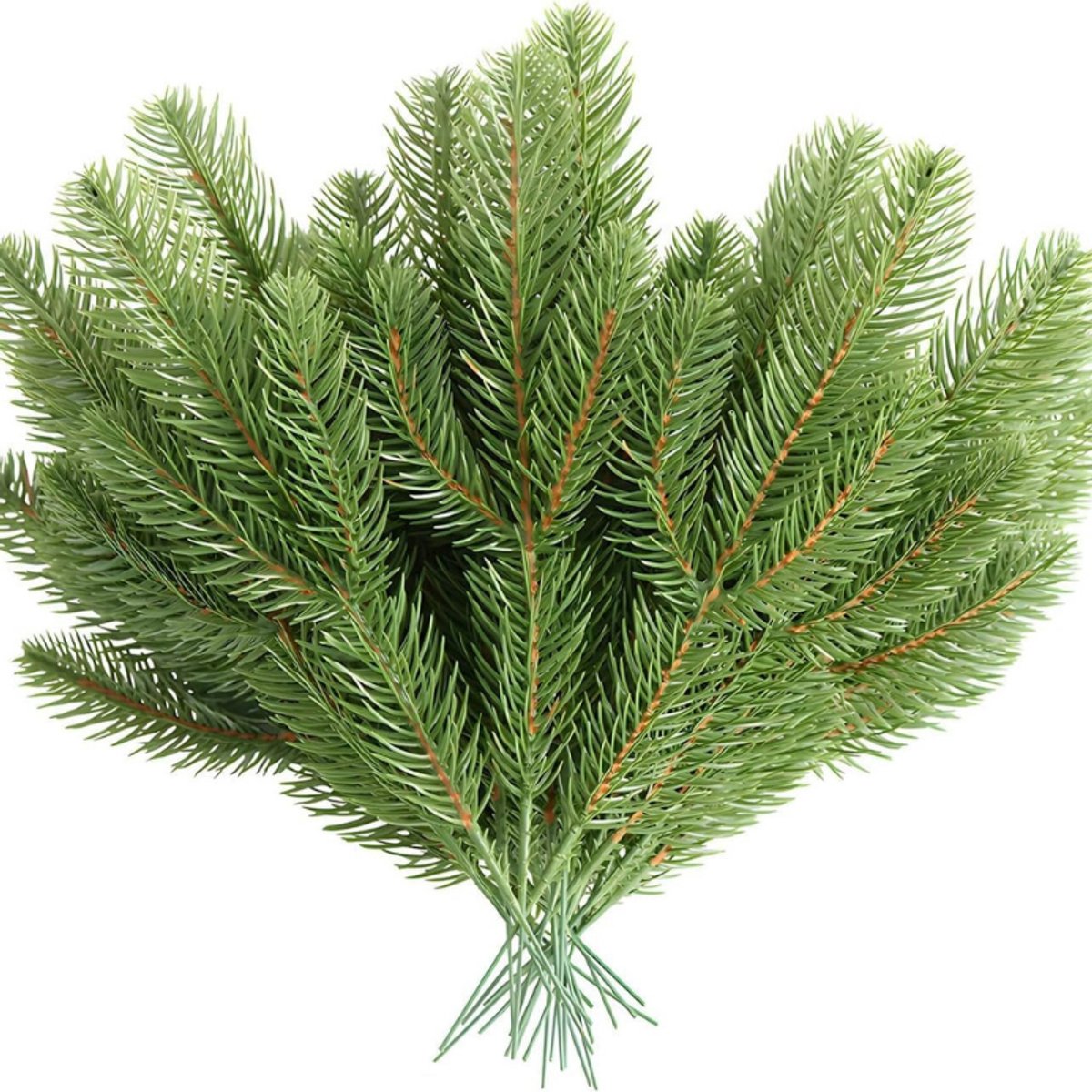 30 Stuks Kunstmatige Dennentakken Groen - Kerst Dennenplanten Voor Guirlandes En Kransen - DIY Accessoires Voor Thuis En Tuin Decoratie