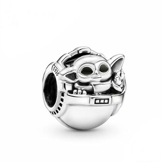 Foto: Armband bedel yoda in bal sterrenoorlog 925 zilver
