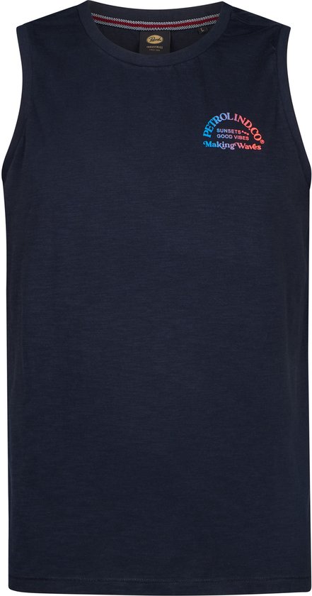Petrol Industries - Débardeur homme col rond EclipseRojo - Bleu - Taille L
