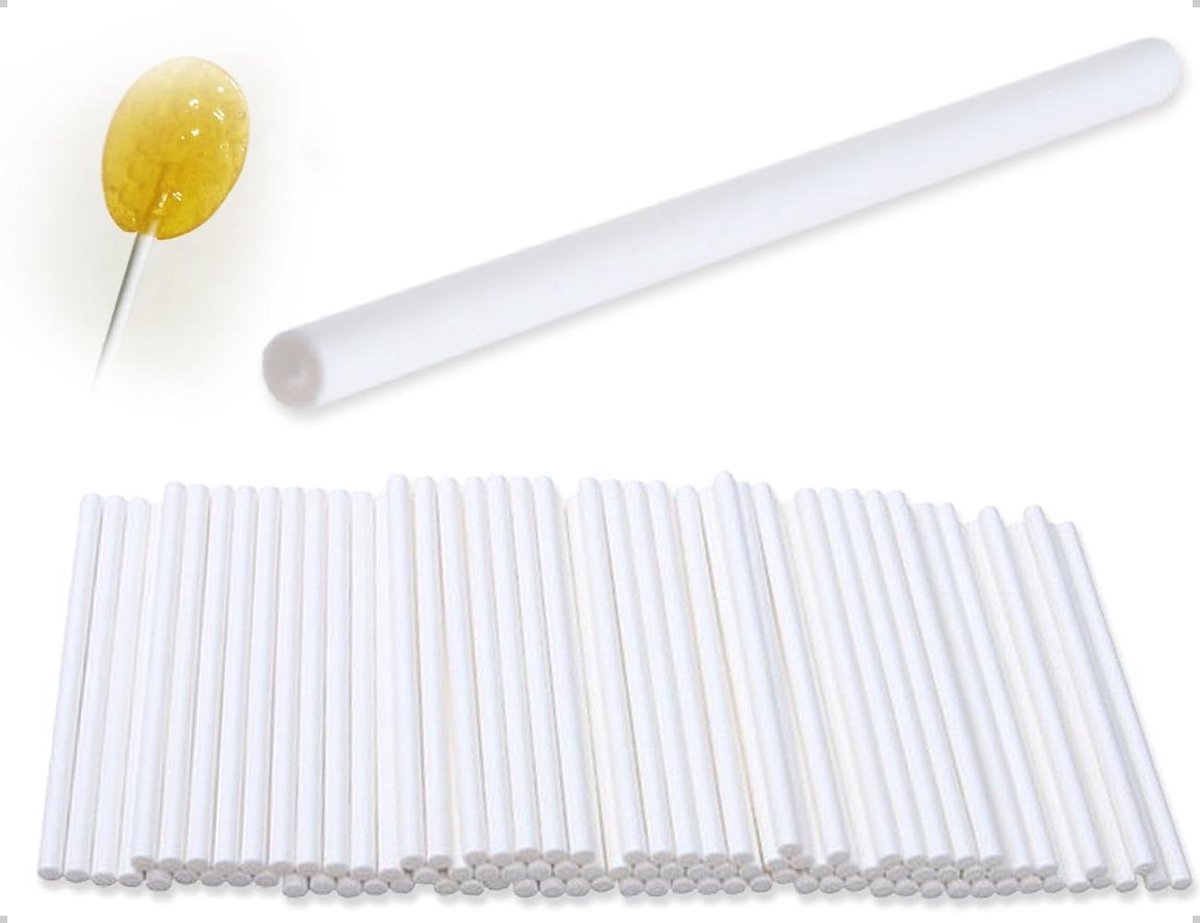 Cosensi - Cakepopsteels 100 stuks voor snoep, taart en desserts