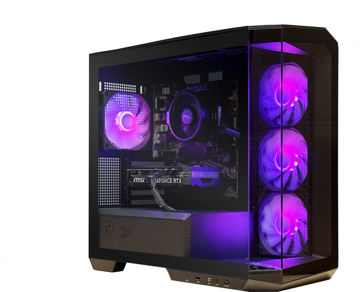 Xgaming Raptor Gaming PC - AMD Ryzen 5 5600X - Nvidia GeForce RTX 5060 - 16GB DDR4 - 500GB NVME SSD
