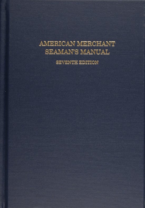 American Merchant Seaman's Manual - cover