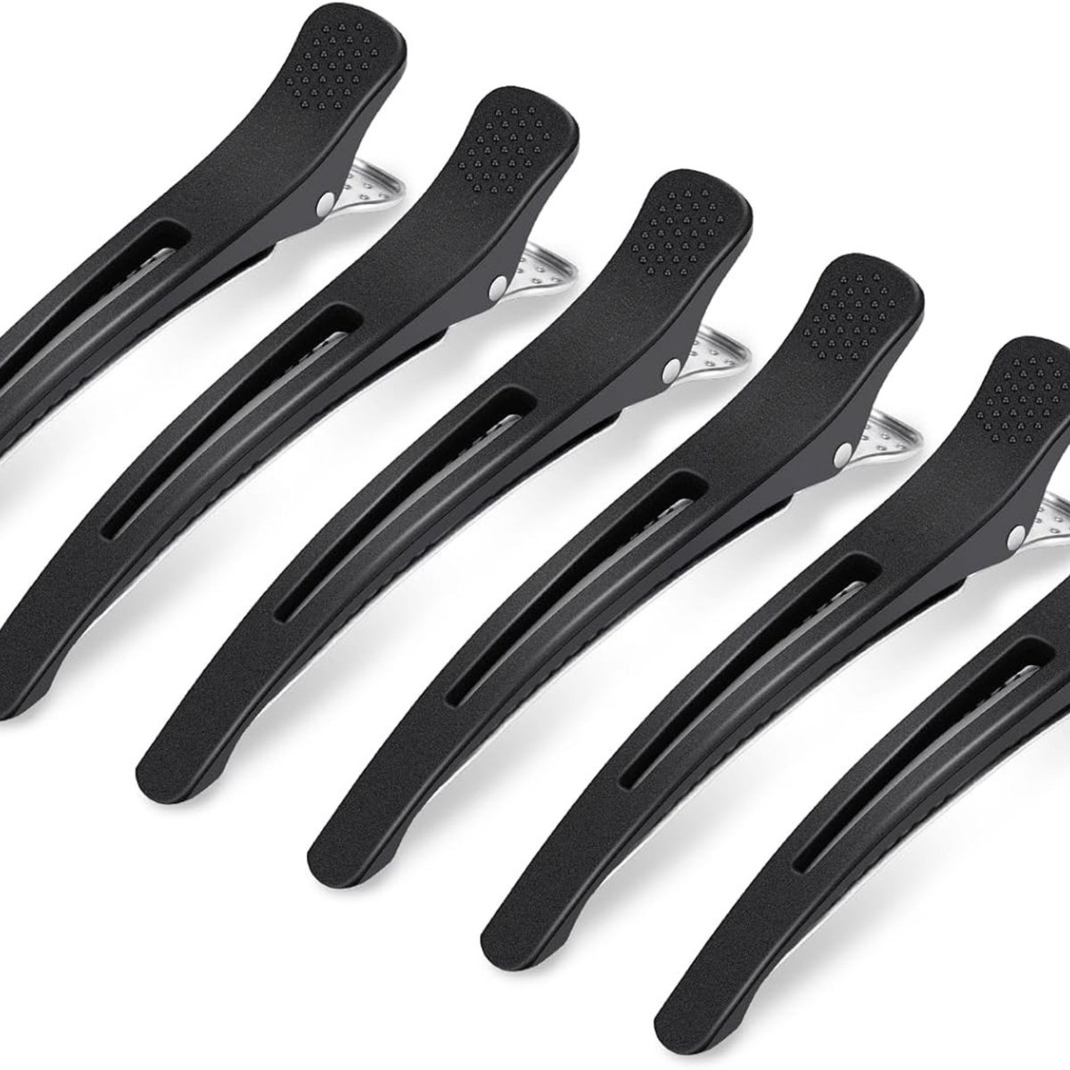 Famanu – 6 stuks professionele duckbill haarclips 11 cm, antislip voor salon/styling