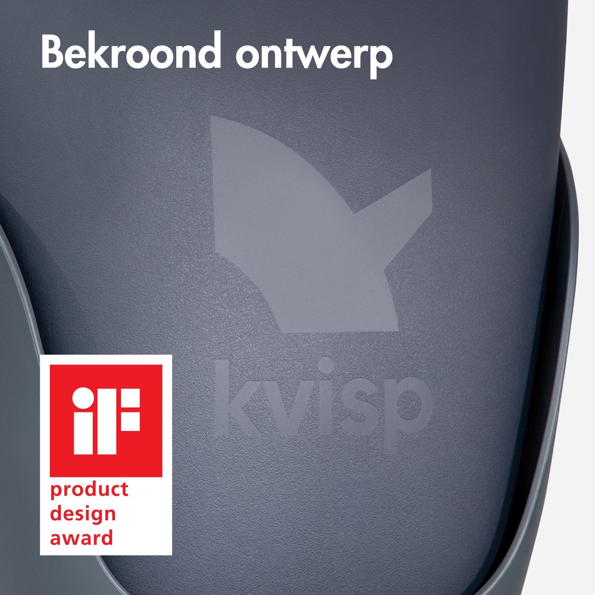 Kvisp® - Fietsmand voor Honden Voorop - Midnight Gray - S Harnas - Voor honden tot 12kg - Ook geschikt voor Elektrische Fietsen - Hondenmand Fiets - Veiligheid Voorop - Bekroond ontwerp – foto 4