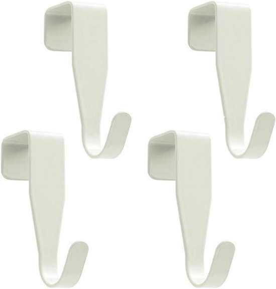 SKOLOO Over de deurhaak - 5 haken, over deurhaak hanger voor het ophangen van kleding/handdoeken/jassen/rugzak/hoed, over deur kapstok (zwart