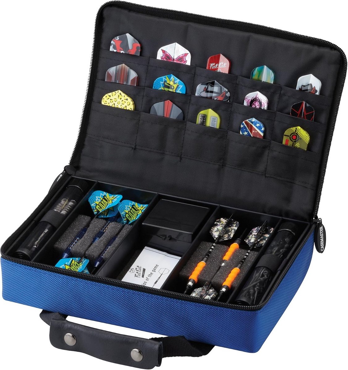 Nylon Dart Opbergkoffer voor 12 Darts en Accessoires