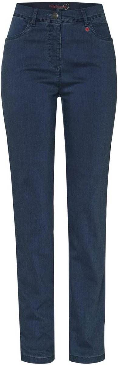 Slanke 5-Pocket Broek met Hoge Taille voor Dames